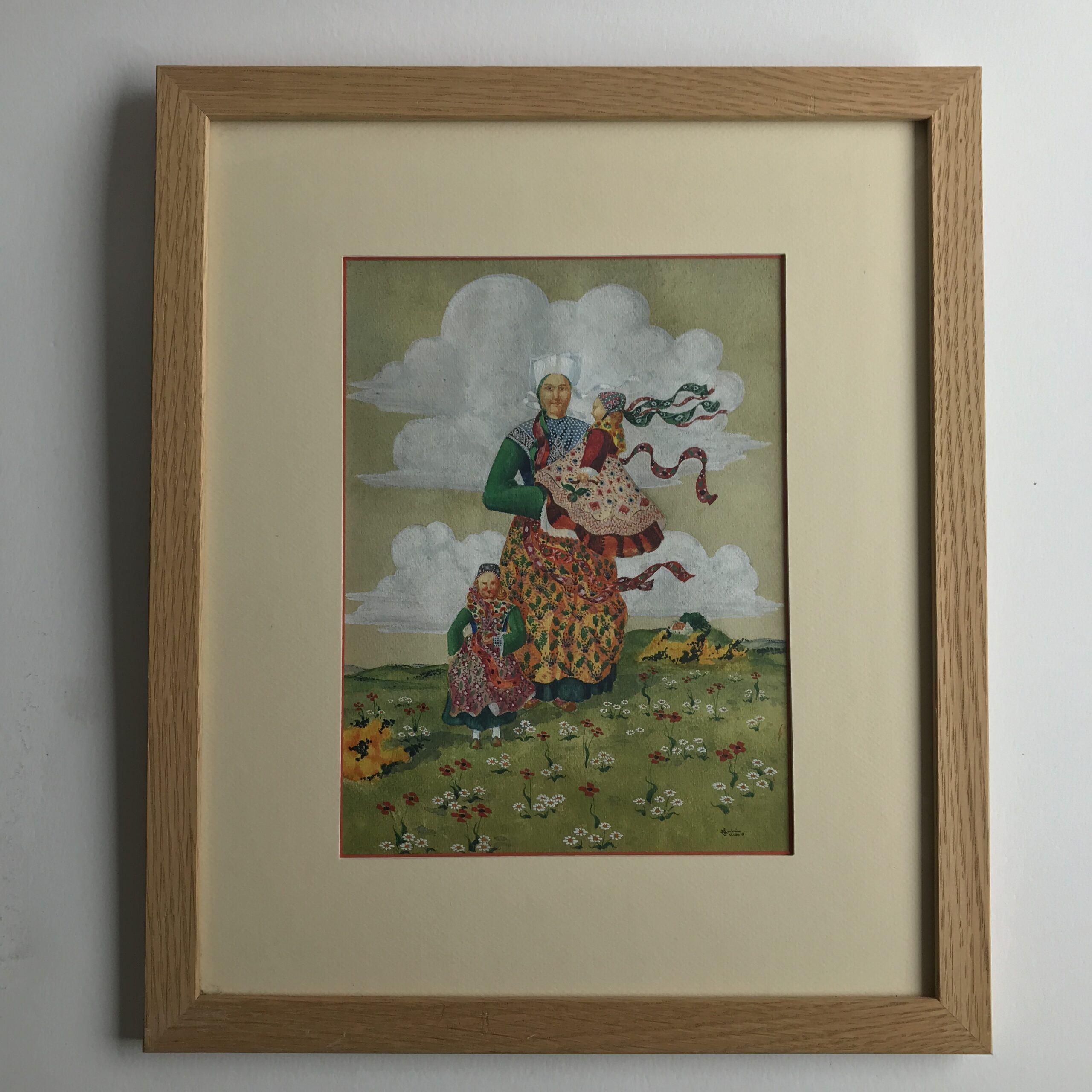 Acrylique PLOUGASTEL-DAOULAS tableau signé Patrick GUERIN Bretagne – Image 3