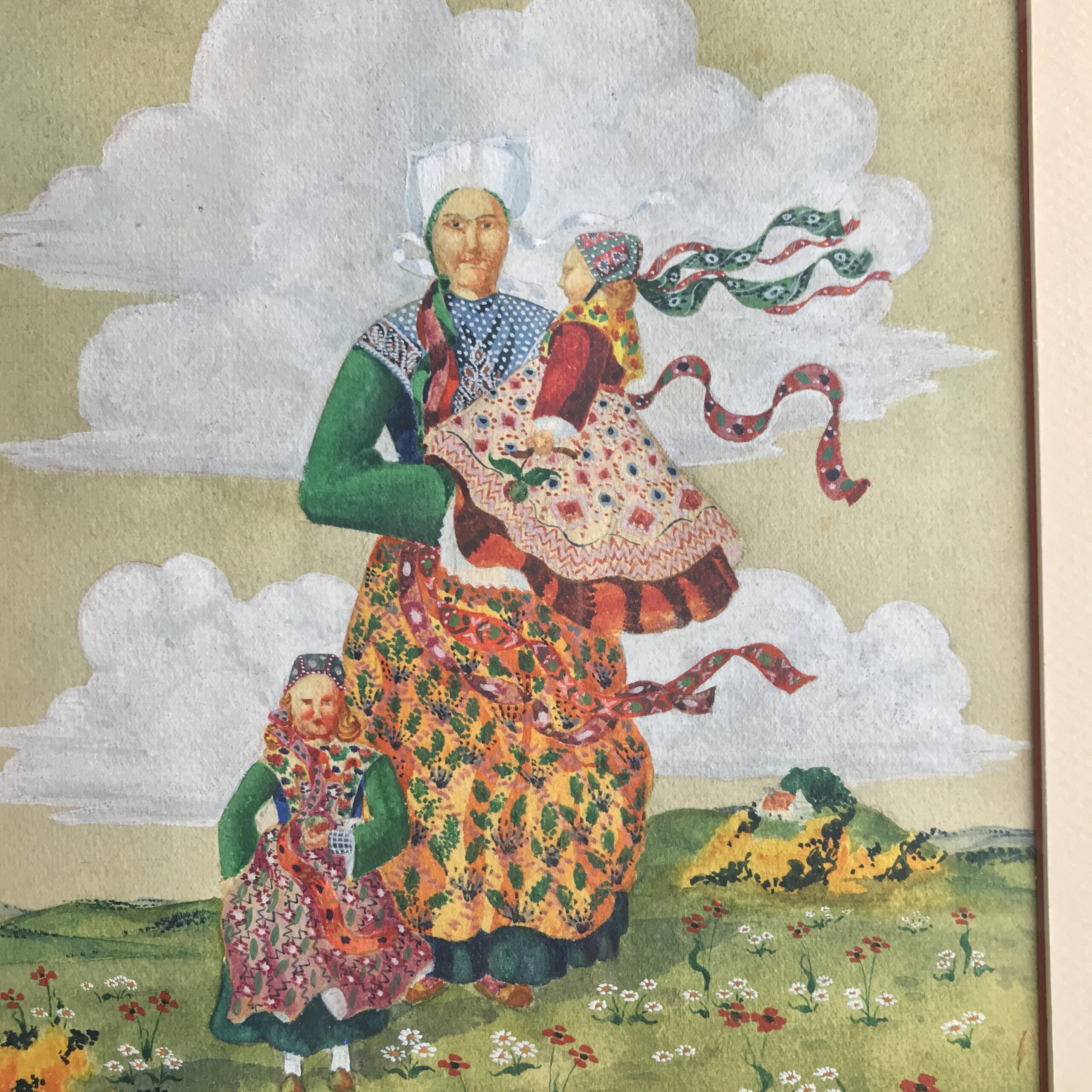 Acrylique PLOUGASTEL-DAOULAS tableau signé Patrick GUERIN Bretagne – Image 2