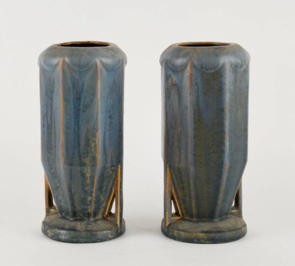 Vase Art Déco en grès à cristallisation - lafrenchcigogne antiquités brocante - Morbihan