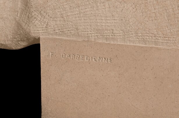 Buste de Femme S. BONOME, F.BARBEDIENNE Art déco Mid century vintage sculpture – Image 7