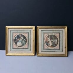 GRAVURES DE SCENES XVIIIe reproduction de tableaux XIXe signé G. SCHLUMBERGER