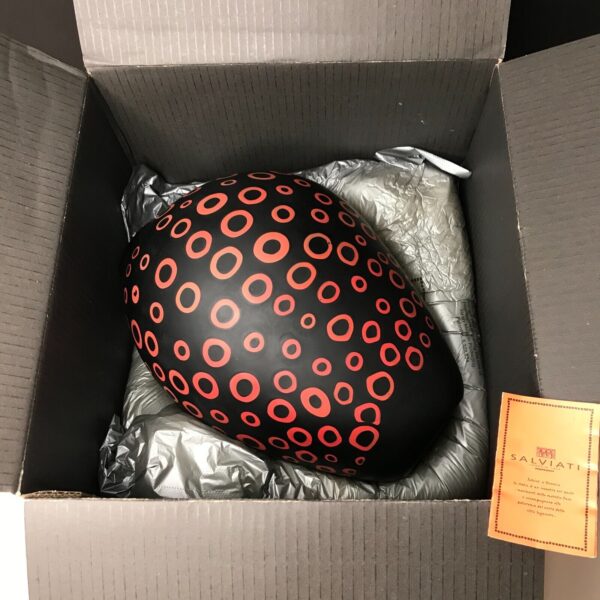 Vase Loops par Harry et Camilla PAUL design avec la verrerie Salviati à Murano à Venise. Vase vintage numéro 1. Lafrenchcigogne brocante et antiquités