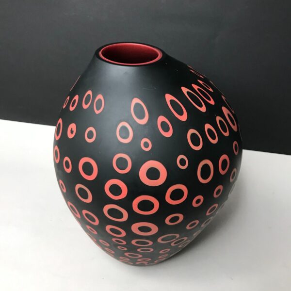 Vase Loops par Harry et Camilla PAUL design avec la verrerie Salviati à Murano à Venise. Vase vintage numéro 1. Lafrenchcigogne brocante et antiquités