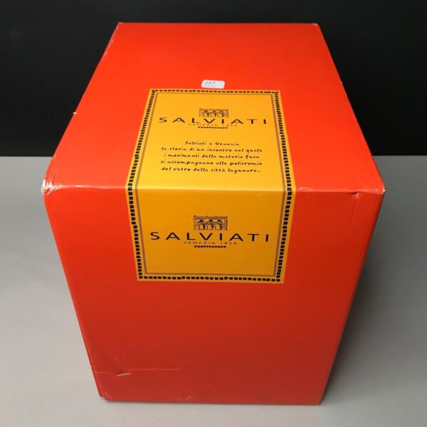 Vase Loops par Harry et Camilla PAUL design avec la verrerie Salviati à Murano à Venise. Vase vintage numéro 1. Lafrenchcigogne brocante et antiquités