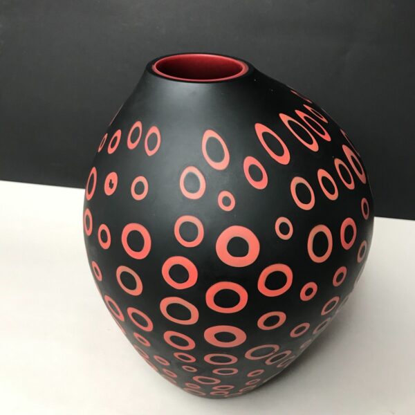 Vase Loops par Harry et Camilla PAUL design avec la verrerie Salviati à Murano à Venise. Vase vintage numéro 1. Lafrenchcigogne brocante et antiquités