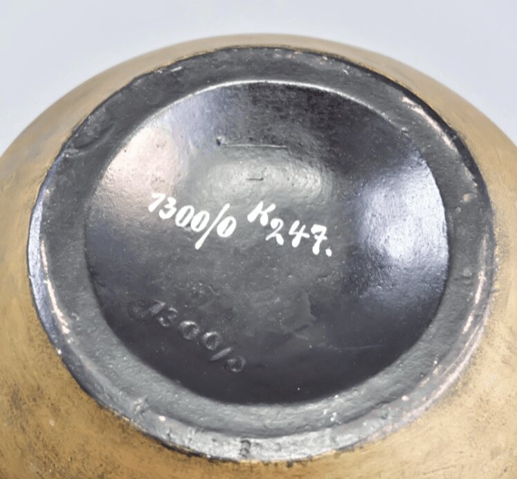 Paire de vases grès, marguerites , art déco circa 1920 – Image 3