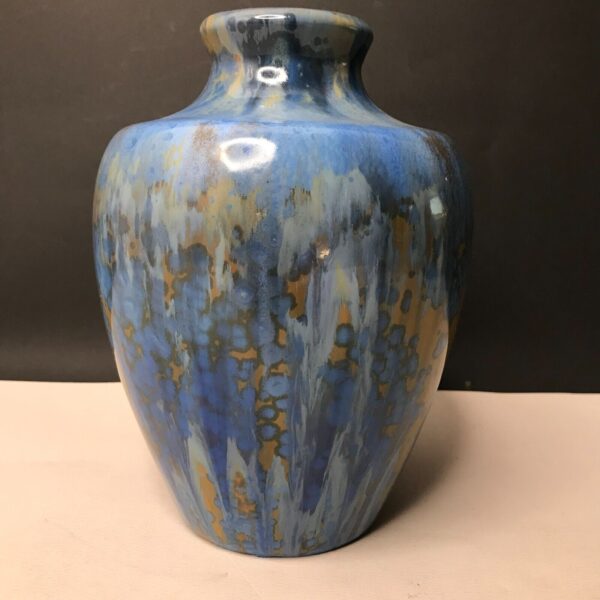 vase art déco à cristallisation grès de pierrefonds