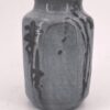 Vase moderne gris de Bailot en céramique émaillée grise