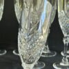 7 flutes à champagne 16cl FONTENAY en CRISTAL d'arques ancien authentique