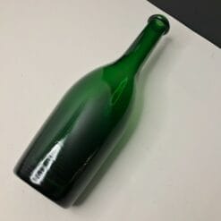 GRANDE BOUTEILLE de vin EN VERRE ANCIENNE 49cm x 11cm