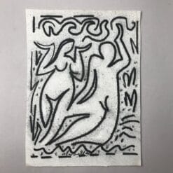 dessin Ambellan cubisme 80's