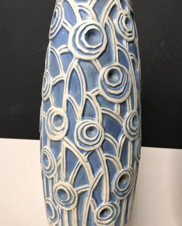 VASES Grès Roseraie Condé en grès vernissé par Mougin fait à Nancy entre 1909 et 1923, art déco. lafrenchcigogne antiquités, brocante