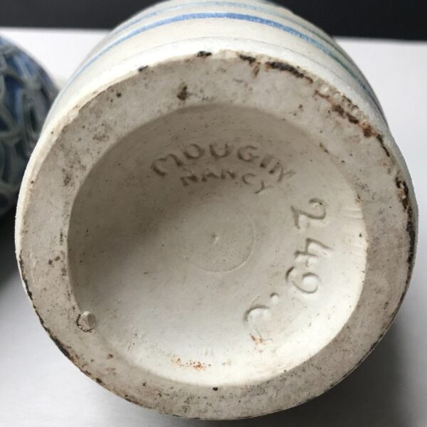 VASES Grès Roseraie Condé en grès vernissé par Mougin fait à Nancy entre 1909 et 1923, art déco. lafrenchcigogne antiquités, brocante