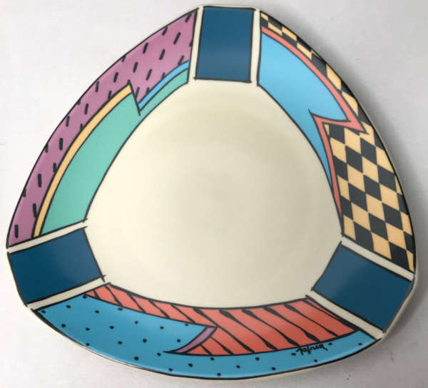 NEUF service ASSIETTES DESSERT signé HAFNER Vaisselle vintage antique µ