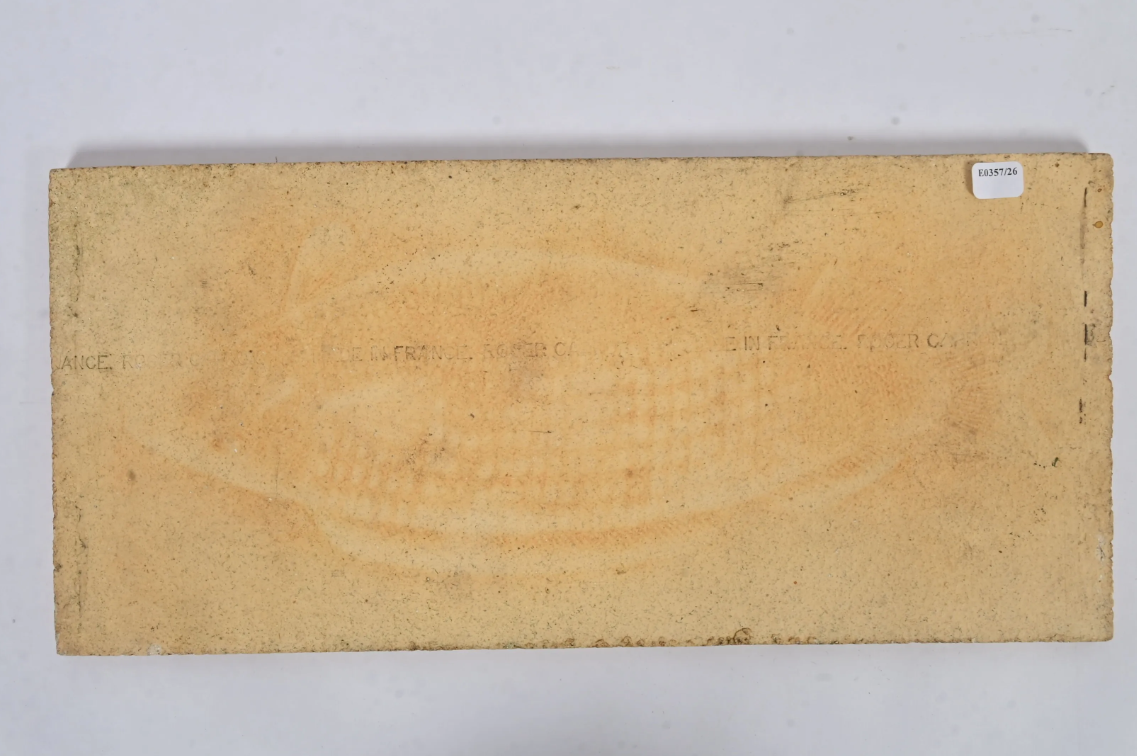 VALLAURIS plaque céramique POISSON signé Roger CAPRON vintage – Image 3