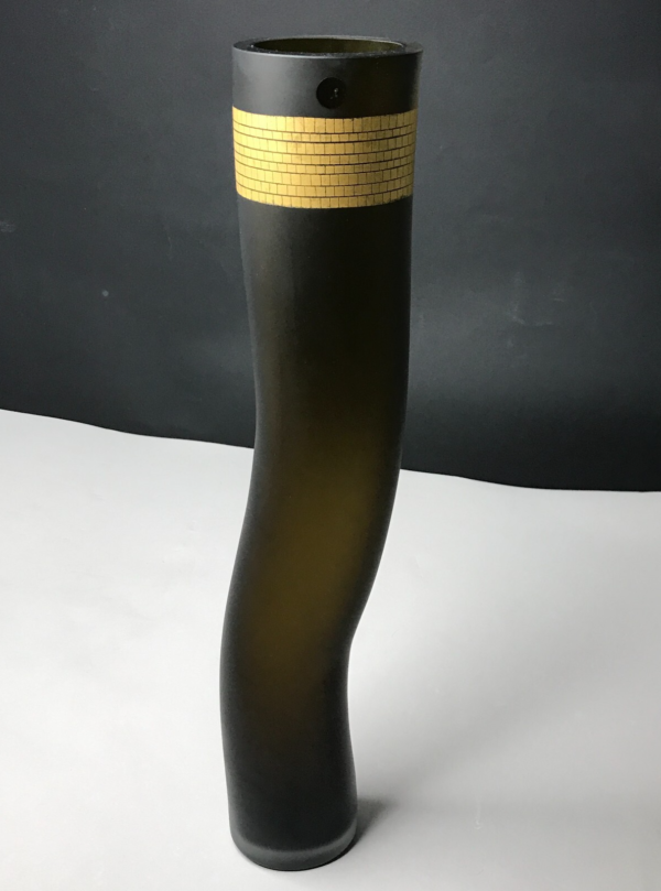 vase pizzicati en verre de murano à venise et déssiné par norbert Moretti vue de haut